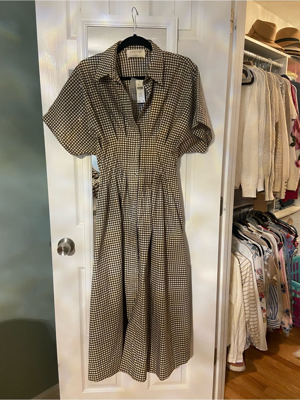 Anthropologie Tobie Studded shirtdress - Picture 5 of 7